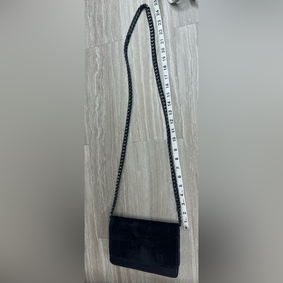 Aimee Kestenberg Foldover Leather Wrapped Chain Cross Body Leather Bag - Picture 10 of 13